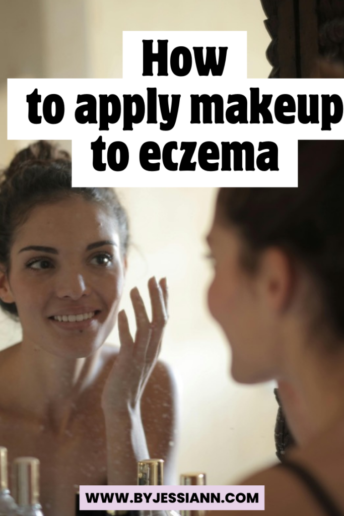 how to put makeup on eczema