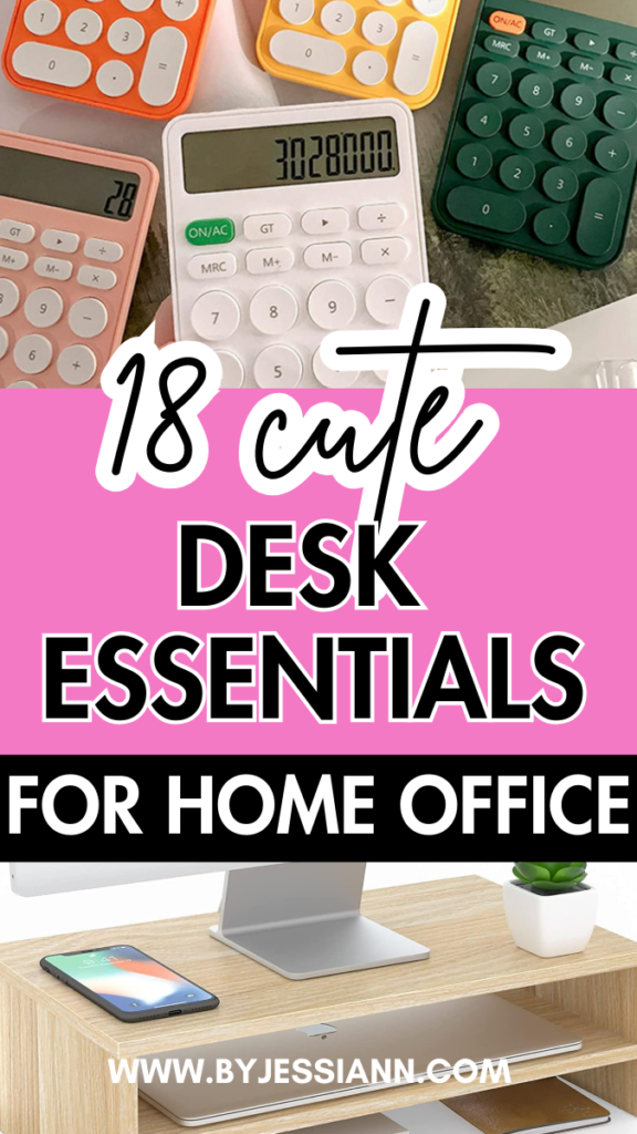 desk essentials for home office