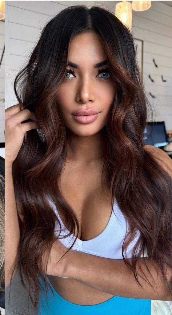 fall hair color for brunettes