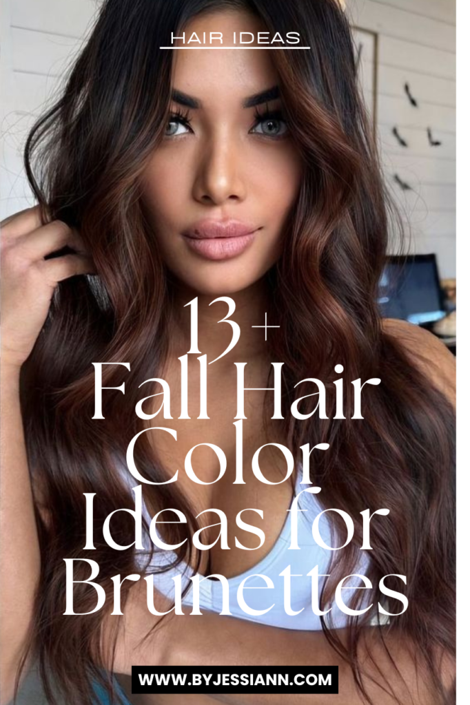 fall hair color for brunettes