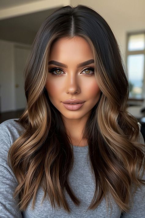 fall hair color for brunettes