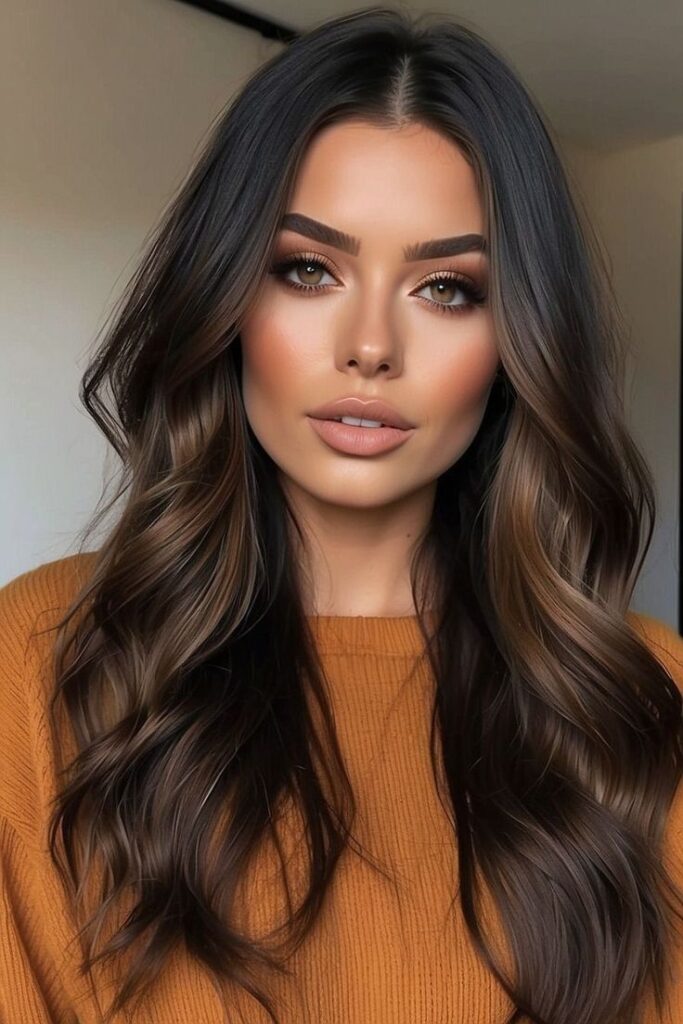 fall hair color for brunettes