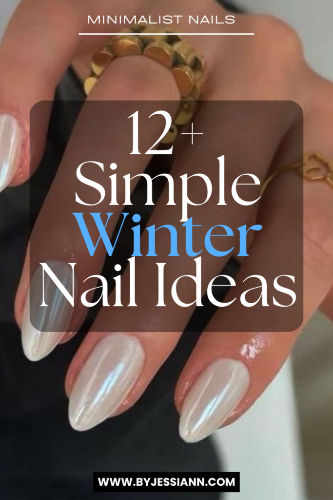 simple winter nails