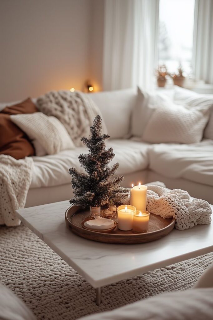 minimalist christmas table decor ideas